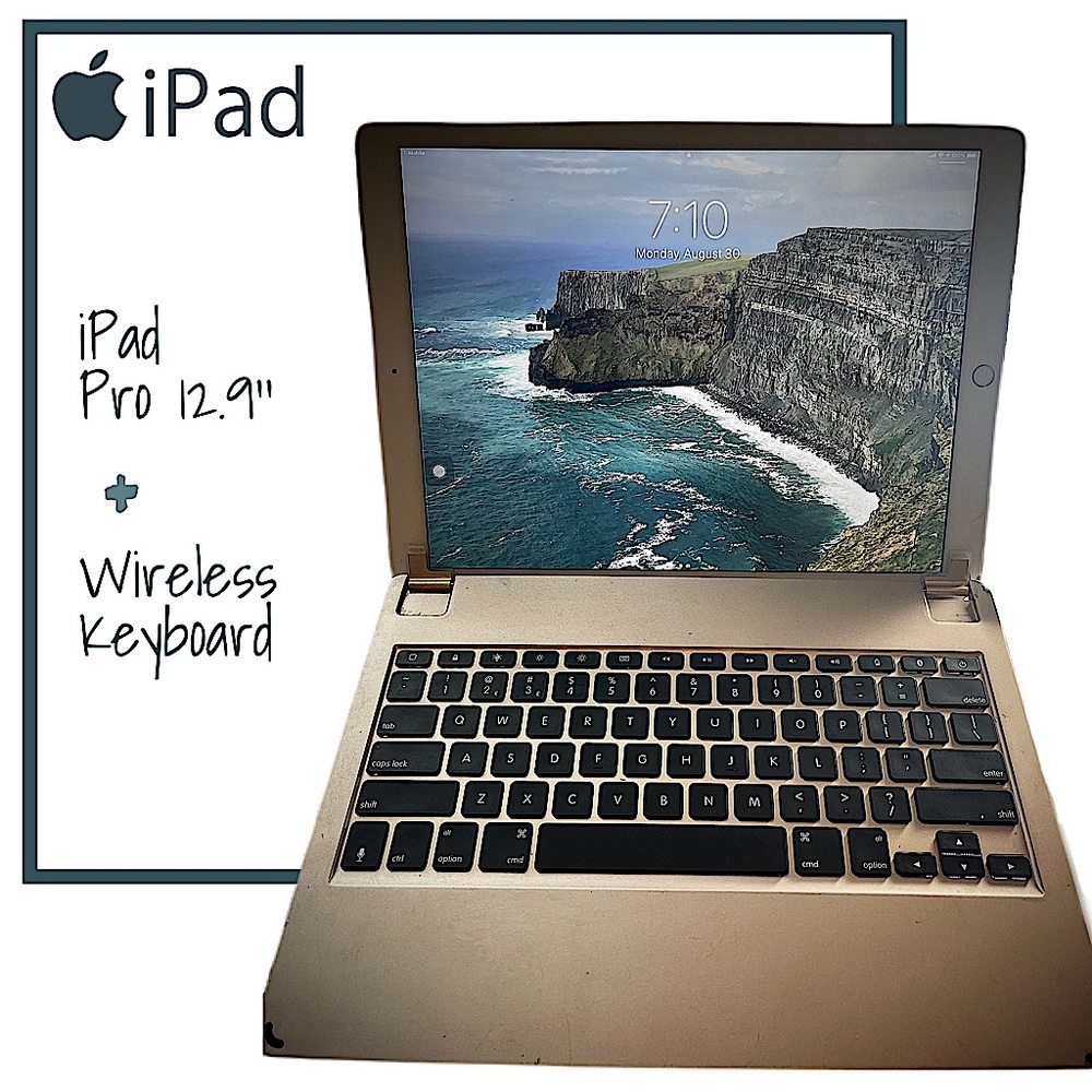 Apple iPad Pro 12.9" 2nd Gen 128GB + Keyboard